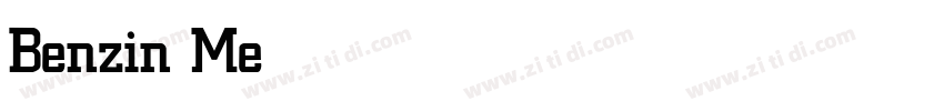 Benzin Medium字体转换